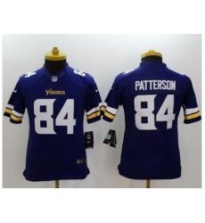 Youth Nike Minnesota Vikings 84 Cordarrelle Patterson Purple Team Color Stitched NFL Limited jersey