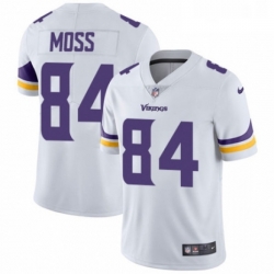 Youth Nike Minnesota Vikings 84 Randy Moss White Vapor Untouchable Limited Player NFL Jersey