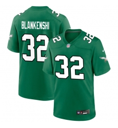 Men Philadelphia Eagles 32 Reed Blankenship Nike Kelly Green Alternate Game Jersey