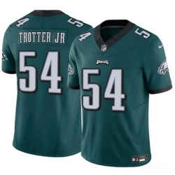 Men Philadelphia Eagles 54 Jeremiah Trotter Jr Green 2024 Draft F U S E Vapor Untouchable Limited Stitched Football Jersey