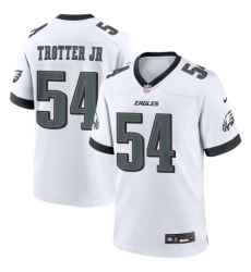 Men Philadelphia Eagles 54 Jeremiah Trotter Jr White 2024 Draft F U S E Vapor Untouchable Limited Stitched Football Jersey