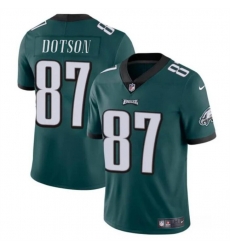 Men Philadelphia Eagles 87 Jahan Dotson Green Vapor Untouchable Limited Stitched Football Jersey