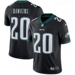 Mens Nike Philadelphia Eagles 20 Brian Dawkins Black Alternate Vapor Untouchable Limited Player NFL Jersey