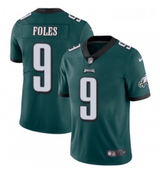 Mens Nike Philadelphia Eagles 9 Nick Foles Midnight Green Team Color Vapor Untouchable Limited Player NFL Jersey