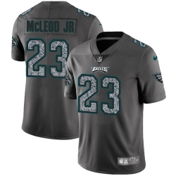 Nike Eagles #23 Rodney McLeod Jr Gray Static Mens Stitched NFL Vapor Untouchable Limited Jersey