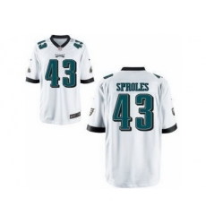 Nike Philadelphia Eagles 43 Darren Sproles White Game NFL Jersey