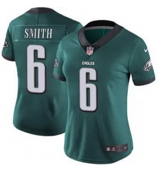 Women Philadelphia Eagles DeVonta Smith #6 Green F U S E Stitched NFL Jersey