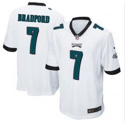 Youth NEW Eagles #7 Sam Bradford White Stitched NFL New Elite Jersey