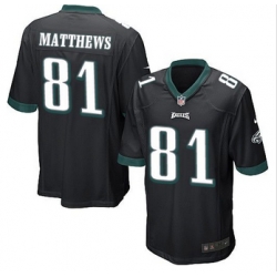 Youth NEW Eagles #81 Jordan Matthews Black Alternate Stitched NFL New Elite Jersey