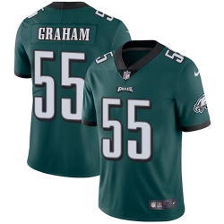 Youth Nike Eagles #55 Brandon Graham Midnight Green Team Color Stitched NFL Vapor Untouchable Limited Jersey