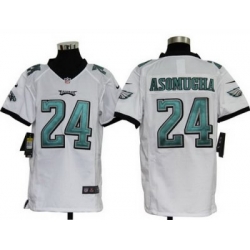 Youth Nike Philadelphia Eagles 24# Nnamdi Asomugha White Nike NFL Jerseys