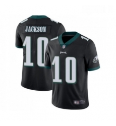 Youth Philadelphia Eagles 10 DeSean Jackson Black Alternate Vapor Untouchable Limited Player Football Jersey