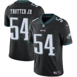 Youth Philadelphia Eagles 54 Jeremiah Trotter Jr Black 2024 Draft Vapor Untouchable Limited Stitched Football Jersey