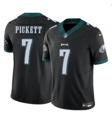 Youth Philadelphia Eagles 7 Kenny Pickett Black 2023 F U S E Vapor Untouchable Limited Stitched Football Jersey