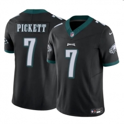 Youth Philadelphia Eagles 7 Kenny Pickett Black 2023 F U S E Vapor Untouchable Limited Stitched Football Jersey