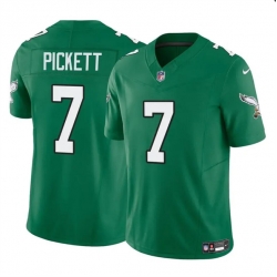 Youth Philadelphia Eagles 7 Kenny Pickett Green 2023 F U S E Throwback Vapor Untouchable Limited Stitched Football Jersey