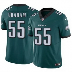 Youth Philadelphia Eagles Brandon Graham #55 Green F U S E Stitched NFL Jersey