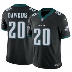 Youth Philadelphia Eagles Brian Dawkins #20 Black F U S E Stitched NFL Jersey