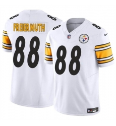 Men Pittsburgh Steelers 88 Pat Freiermuth White 2024 F U S E Alternate Vapor Untouchable Limited Stitched Jersey