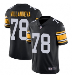 Nike Steelers #78 Alejandro Villanueva Black Alternate Mens Stitched NFL Vapor Untouchable Limited Jersey