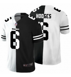 Pittsburgh Steelers 6 Devlin Hodges Men Black V White Peace Split Nike Vapor Untouchable Limited NFL Jersey