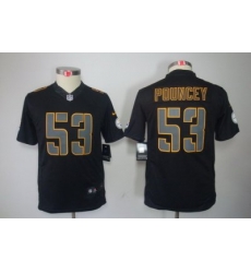 Youth Nike NFL Pittsburgh Steelers #53 Maurkice Pouncey Black Impact Limited Jerseys