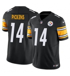 Youth Pittsburgh Steelers 14 George Pickens Black Vapor Untouchable Limited Stitched Jersey