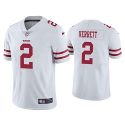 Men San Francisco 49ers 2 Jason Verrett White Vapor Limited Jersey