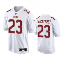 Men San Francisco 49ers 23 Christian McCaffrey White Fashion Vapor Untouchable Limited Stitched Football Jersey