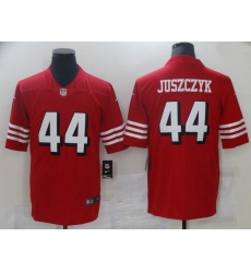 Men San Francisco 49ers 44 Juszczyk Red Nike Vapor Untouchable Limited 2021 NFL Jersey