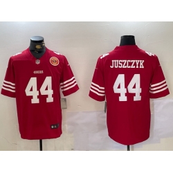 Men San Francisco 49ers 44 Kyle Juszczyk Red Vapor Untouchable Limited Stitched Jerse 2