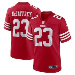 Men San Francisco 49ers Christian McCaffrey Nike Red Vapor Untouchable Stitched Jersey