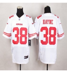 New San Francisco 49ers #38 Jarryd Hayne White Men Stitched NFL Elite Jersey