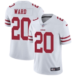 Nike 49ers #20 Jimmie Ward White Mens Stitched NFL Vapor Untouchable Limited Jersey