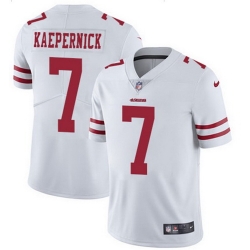 Nike 49ers 7 Colin Kaepernick White Vapor Untouchable Limited Jersey