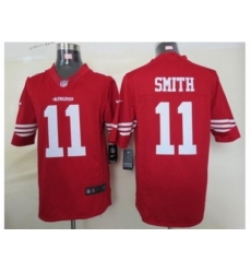 Nike San Francisco 49ers 11 Alex Smith Red Limited NFL Jersey