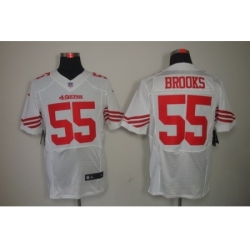 Nike San Francisco 49ers 55 Ahmad Brooks White Elite NFL Jersey