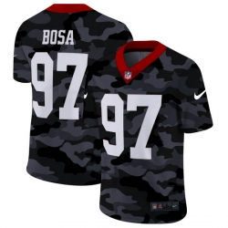 San Francisco 49ers 97 Nick Bosa Men Nike 2020 Black CAMO Vapor Untouchable Limited Stitched NFL Jersey