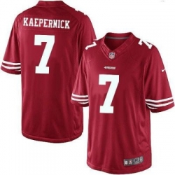 Youth Nike San Francisco 49ers 7 Colin Kaepernick Limited Red NFL Jersey