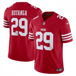 Youth San Francisco 49ers 29 Talanoa Hufanga Red Vapor Untouchable Limited Stitched Football Jersey