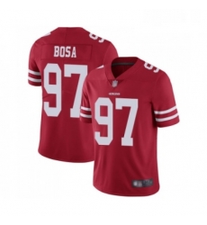 Youth San Francisco 49ers 97 Nick Bosa Red Team Color Vapor Untouchable Limited Player Football Jersey