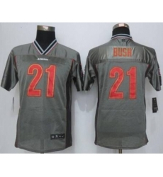 nike youth nfl jerseys san francisco 49ers 21 bush grey[Elite vapor][bush]