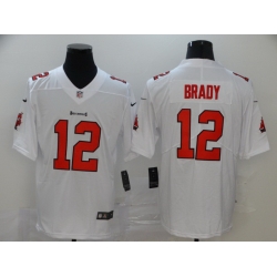 Buccaneers 12 Tom Brady White Vapor Untouchable Limited JerseyS