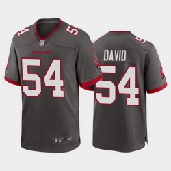 Men Nike Tampa Bay Buccaneers 54 Lavonte David Pewter Alternate Vapor Limited Jersey