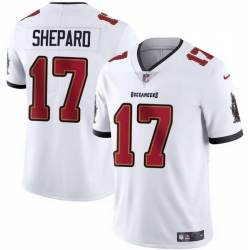 Men Tampa Bay Buccaneers 17 Sterling Shepard White Vapor Limited Stitched Jersey