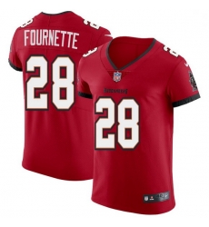 Men Tampa Bay Buccaneers 28 Leonard Fournette Men Nike Red Vapor Elite Jersey