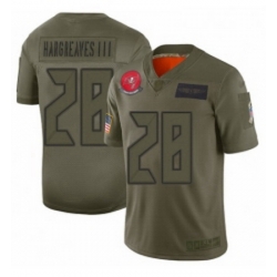 Men Tampa Bay Buccaneers 28 Vernon Hargreaves III Limited Camo 2019 Salute to Service Football Jersey