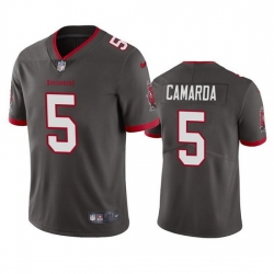 Men Tampa Bay Buccaneers 5 Jake Camarda Grey Vapor Untouchable Limited Stitched Jersey