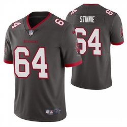 Men Tampa Bay Buccaneers 64 Aaron Stinnie Grey Vapor Untouchable Limited Stitched Jersey