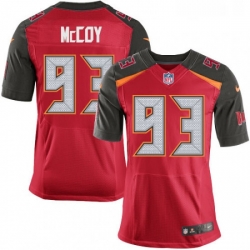 Mens Nike Tampa Bay Buccaneers 93 Gerald McCoy Elite Red Team Color NFL Jersey